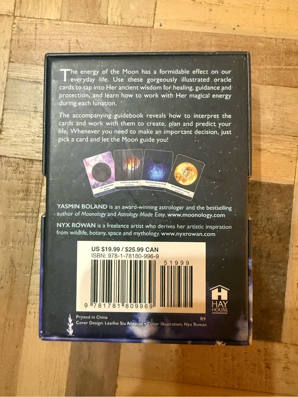 Moonology Oracle Cards Deck & Guidebook by Yasmin Boland – Like New - Picture 3 of 4